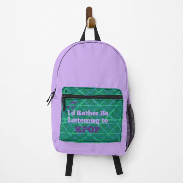Item preview, "I'd Rather Be Listening to KPOP" on Latticed Background designed and sold by ALifeSavored.