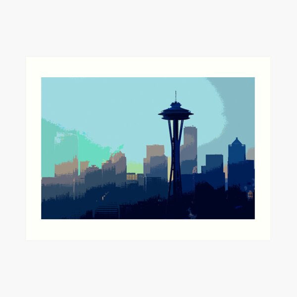 Downtown. Art Print