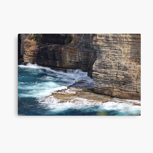 Waterfall Bay rocks - Tasman Peninsula Canvas Print