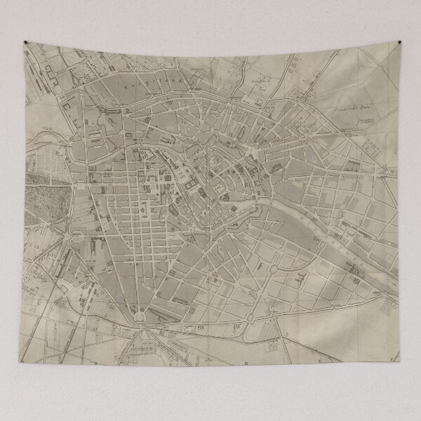 Item preview, Vintage Map of Berlin Germany (1848) designed and sold by BravuraMedia.