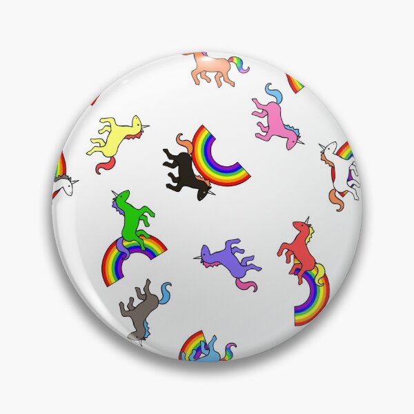 Item preview, Unicorns And Rainbows Epic Pattern designed and sold by jezkemp.
