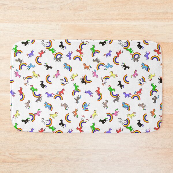 Item preview, Unicorns And Rainbows Epic Pattern designed and sold by jezkemp.
