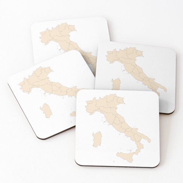 Item preview, Italy Minimalist Map in Cream designed and sold by Fernando G..