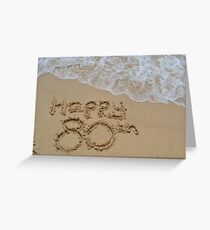 Happy 80th Birthday Greeting Card