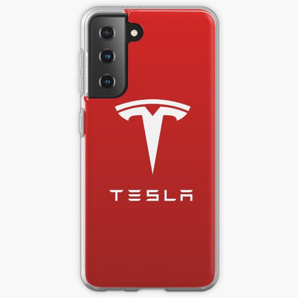 Tesla Motor Logo for Laptop & Mobile Skins / Cases Samsung Galaxy Soft Case