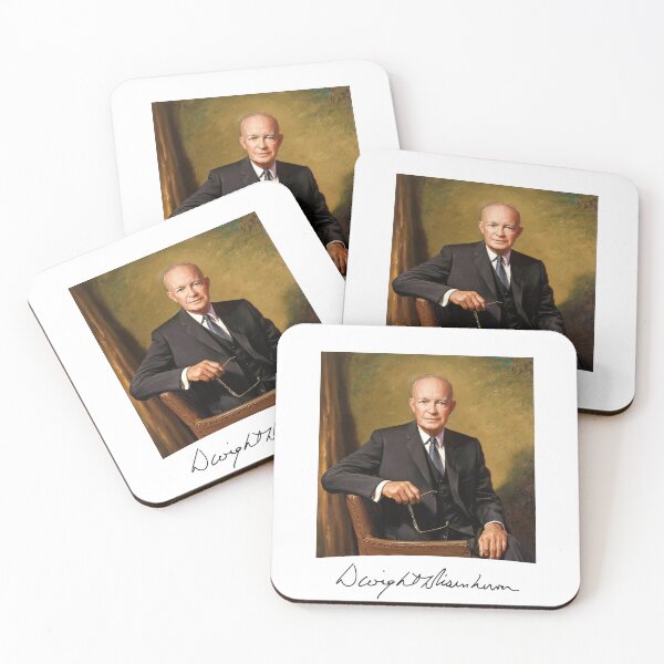 Item preview, Eisenhower Signature Portrait designed and sold by stayfree101.