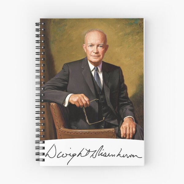 Item preview, Eisenhower Signature Portrait designed and sold by stayfree101.
