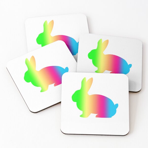Item preview, rabbit animal color art gift for farmer designed and sold by alaechamlal.
