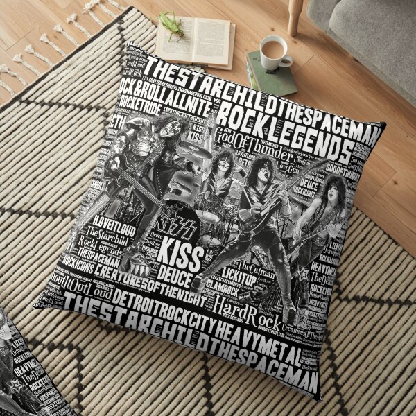 KISS - In Words 1 Floor Pillow