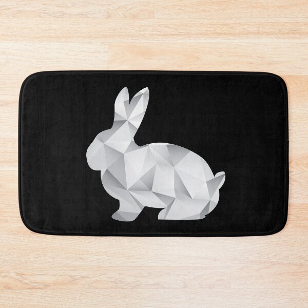 Item preview, rabbit art polygon gift funny gift for farmer designed and sold by alaechamlal.