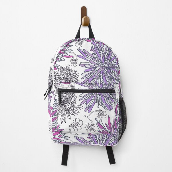Item preview, Pinky purple botanical floral 2020 pattern design designed and sold by EarthyPlanty.