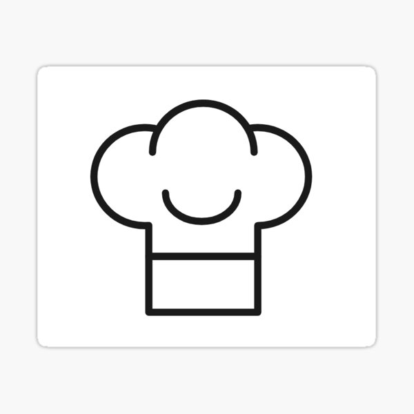 Chef Hat Stickers Redbubble