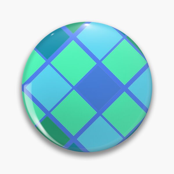 Item preview, Latticed Blue and Green Diamond Pattern  designed and sold by ALifeSavored.