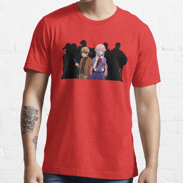 Camiseta Mirai Nikki Anime Yuno Aru Blusa Camisa Promoção