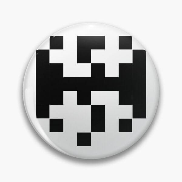 Item preview, Skyrim 8-bit logo negro designed and sold by Wutter.