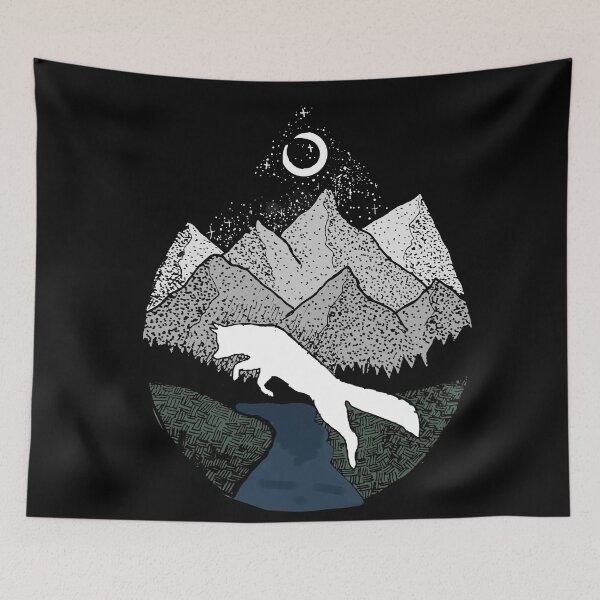Item preview, Leaping Fox Silhouette  designed and sold by OwenJaneArt.