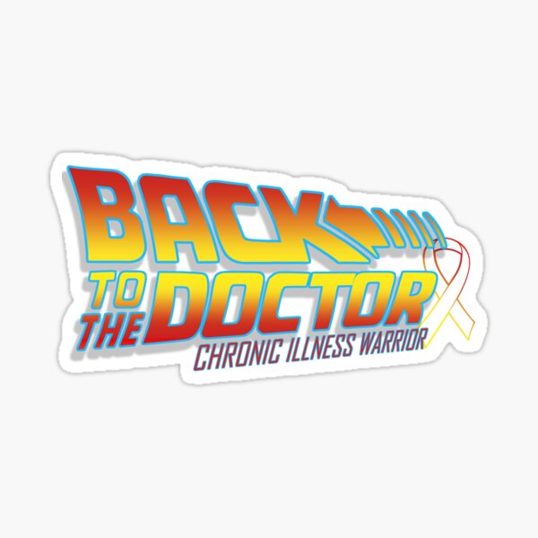 Item preview, Spoonie Species: "Back to the Doctor" (white) designed and sold by spoonie-species.