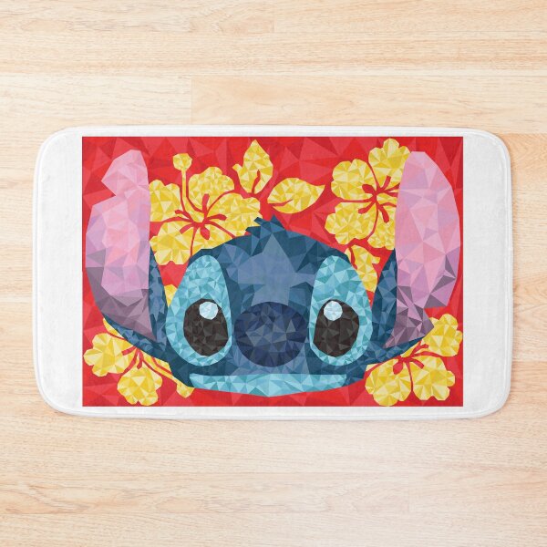Item preview, Geometric Stitch with Hawaiian Flowers  designed and sold by OlliiAndChips.