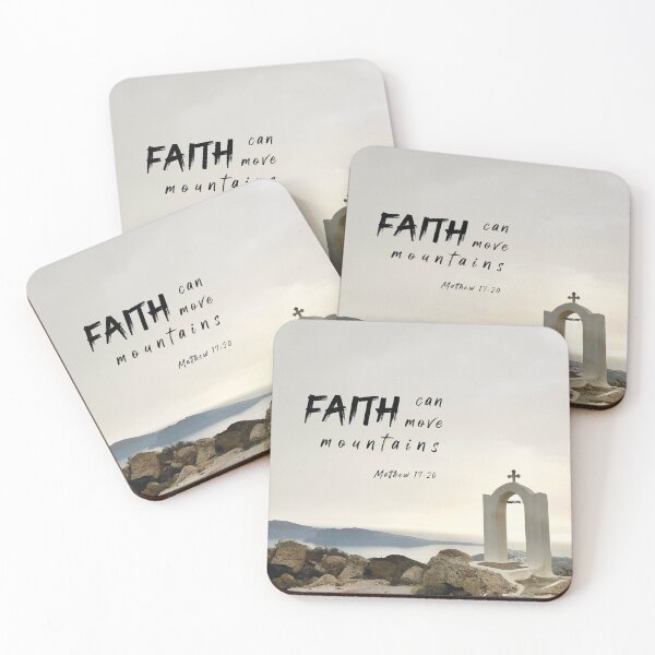 Item preview, Faith can move mountains, featuring Oia Santorini designed and sold by yappei.
