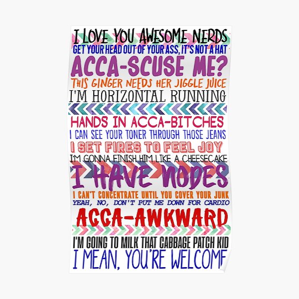 Pitch Perfect Quotes Poster