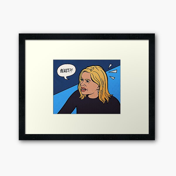 Beast?! Framed Art Print