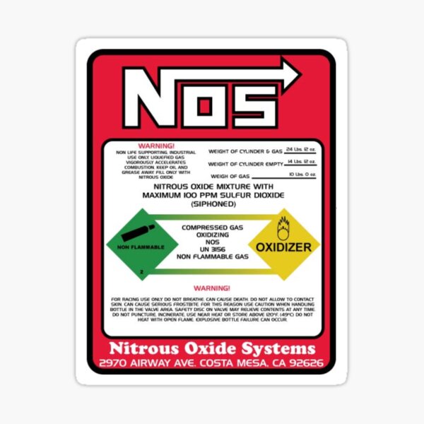 Nos | Nitrous Oxide Sticker