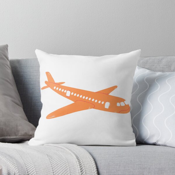 Aperçu de l'œuvre Avion orange créée et vendue par littledinosaurs.