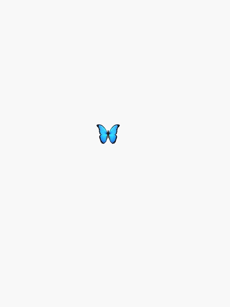 "butterfly emoji " Sticker for Sale by ashlynstickers Redbubble