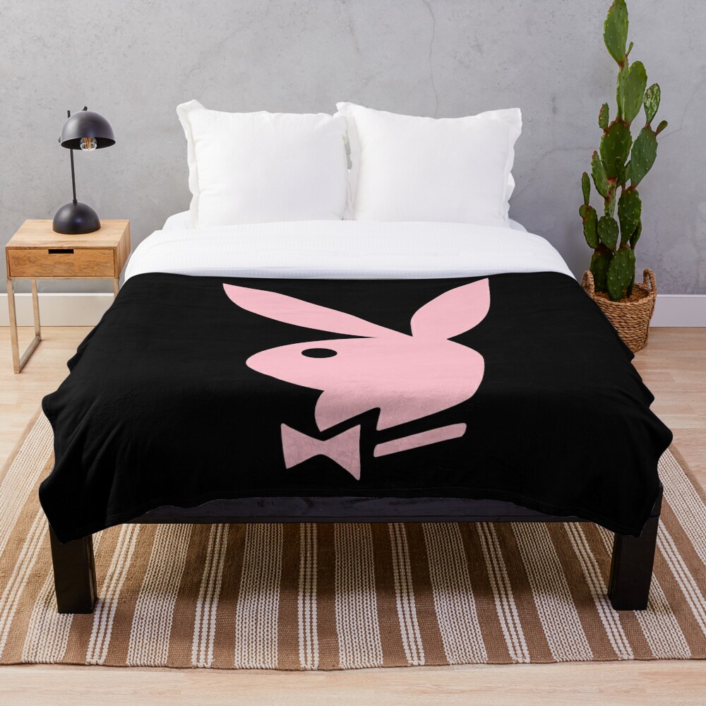 Playboy Bunny Throw Blanket