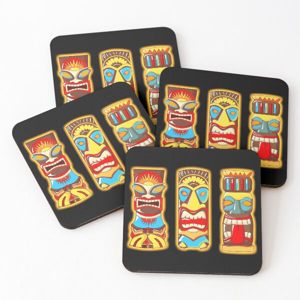 Item preview, Tiki Gods Totems Idols Retro Tropical Polynesian designed and sold by funnytshirtemp.