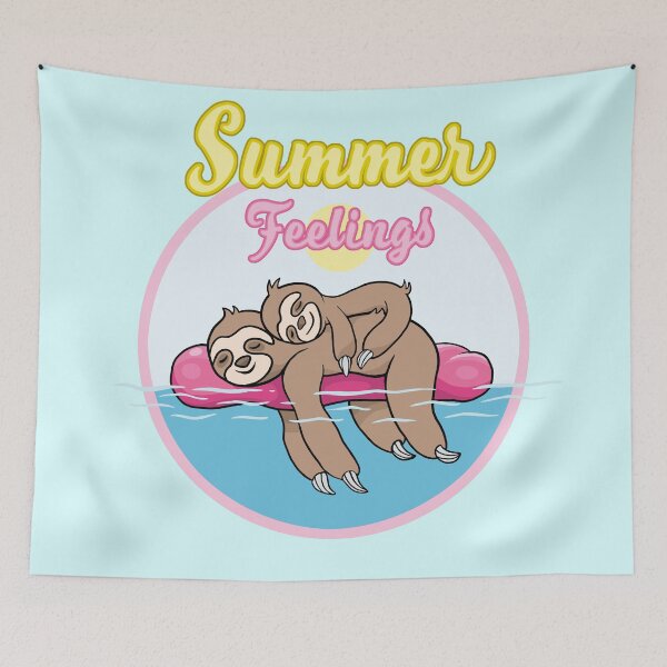Item preview, Sloth summer feelings  designed and sold by KIDEnia.
