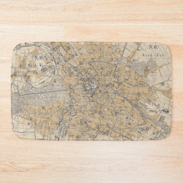 Item preview, Vintage Map of Berlin Germany (1881) designed and sold by BravuraMedia.