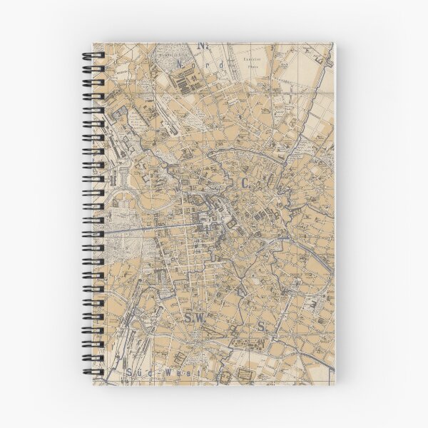 Item preview, Vintage Map of Berlin Germany (1881) designed and sold by BravuraMedia.