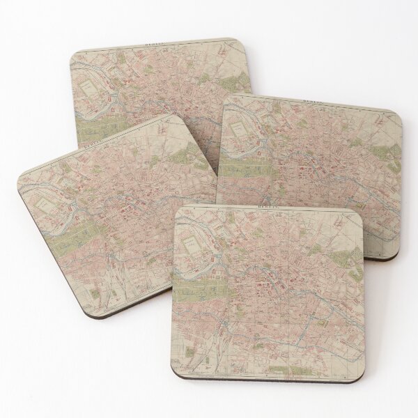 Item preview, Vintage Berlin Germany Map (1883) designed and sold by BravuraMedia.