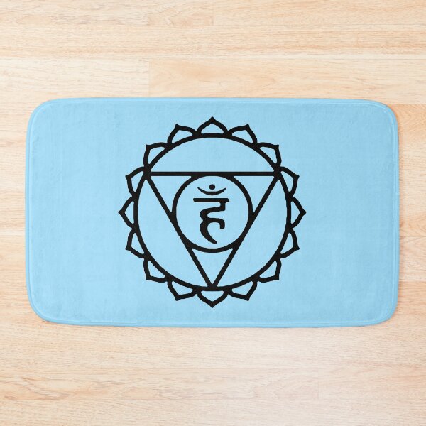 Item preview, The Throat Chakra Vishuddhi Blue Yoga Reiki Meditation Symbols designed and sold by Michallandsberg.