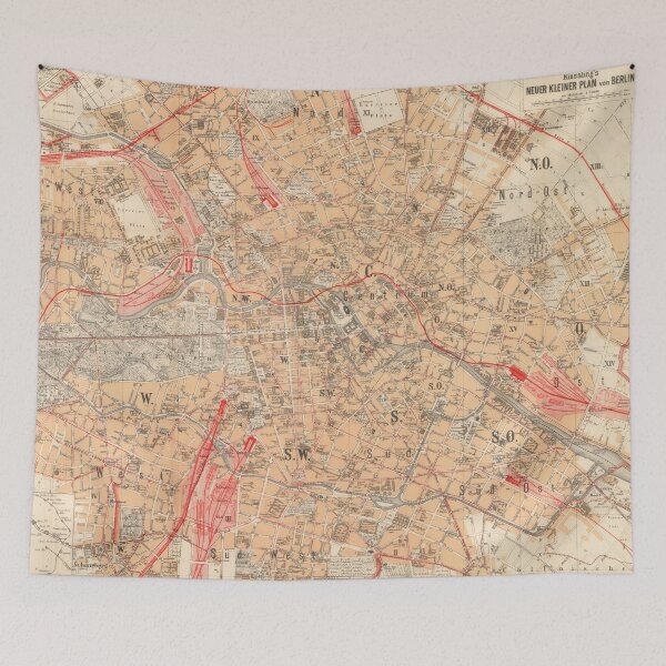 Item preview, Vintage Berlin Germany Map (1899) designed and sold by BravuraMedia.