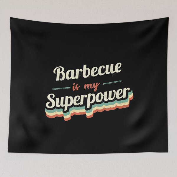 Item preview, La barbacoa es mi superpoder designed and sold by Custom365.