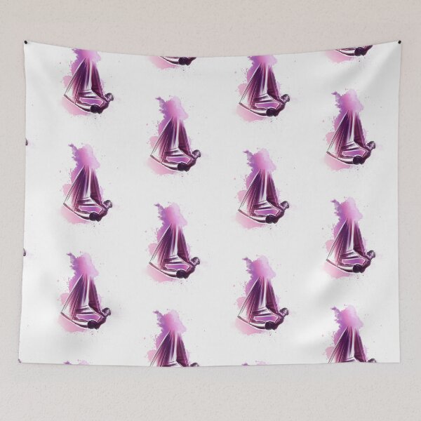Item preview, flying colors 10 // pink watercolor aerial yoga art designed and sold by missninjacookie.
