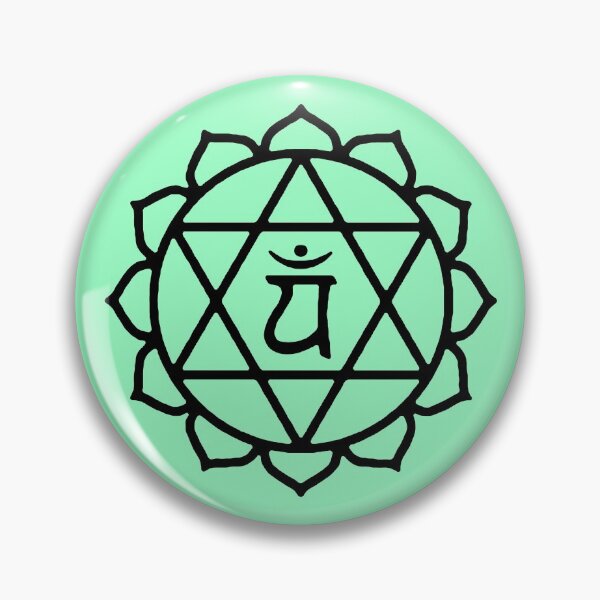 Item preview, The Heart Chakra Anahata Green Yoga Reiki Meditation Symbols designed and sold by Michallandsberg.