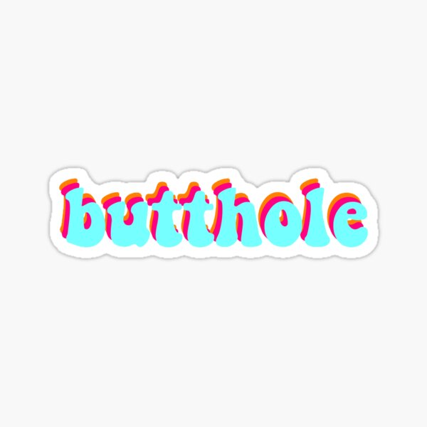 Vista previa del artículo con la obra «Butthole», diseñado y vendido por hayliefranz.