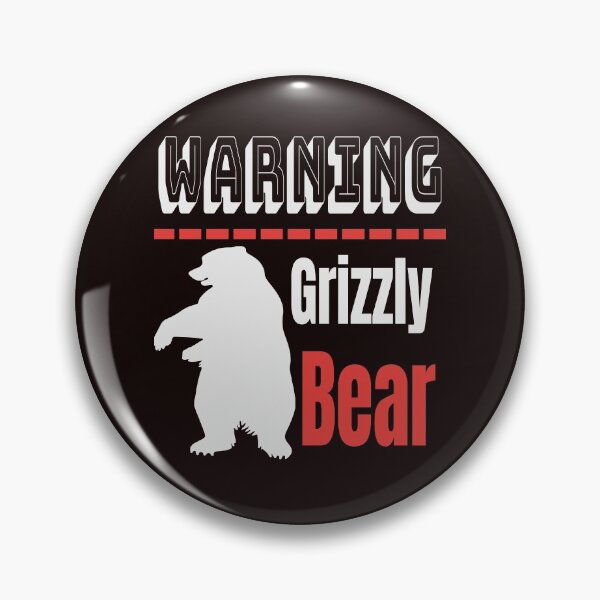 Aperçu de l'œuvre Avertissement - Grizzly Bear. Blague drôle - véritable avertissement. créée et vendue par Creative128.