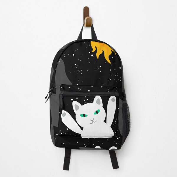 Item preview, White Rocket Cats (funny space pattern) designed and sold by XOOXOO.