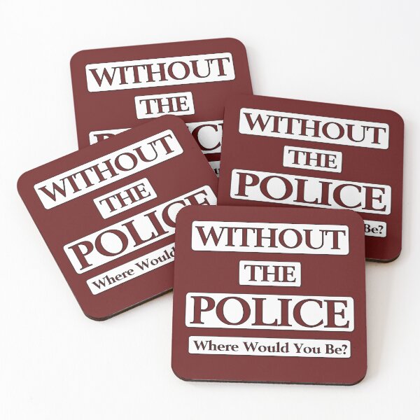 Item preview, Without The Police Typography Design designed and sold by Xzendor7 Digital Art Creations.