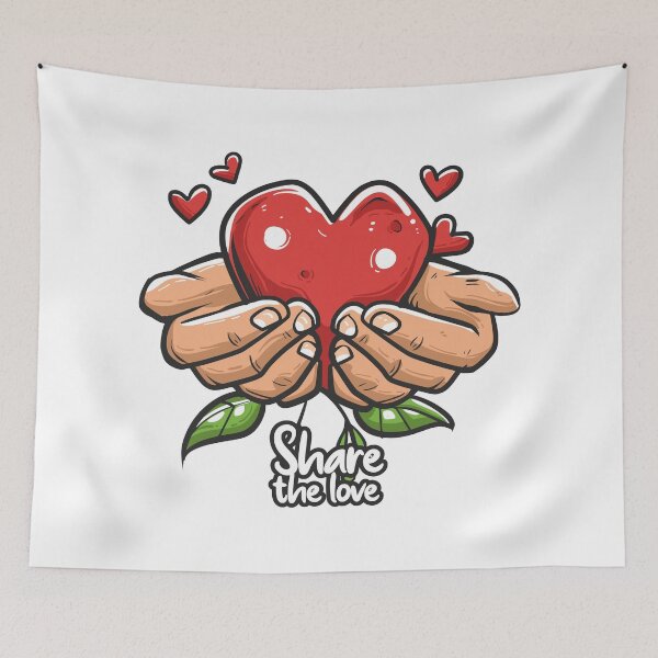 Item preview, Share the love designed and sold by Chromalabs.