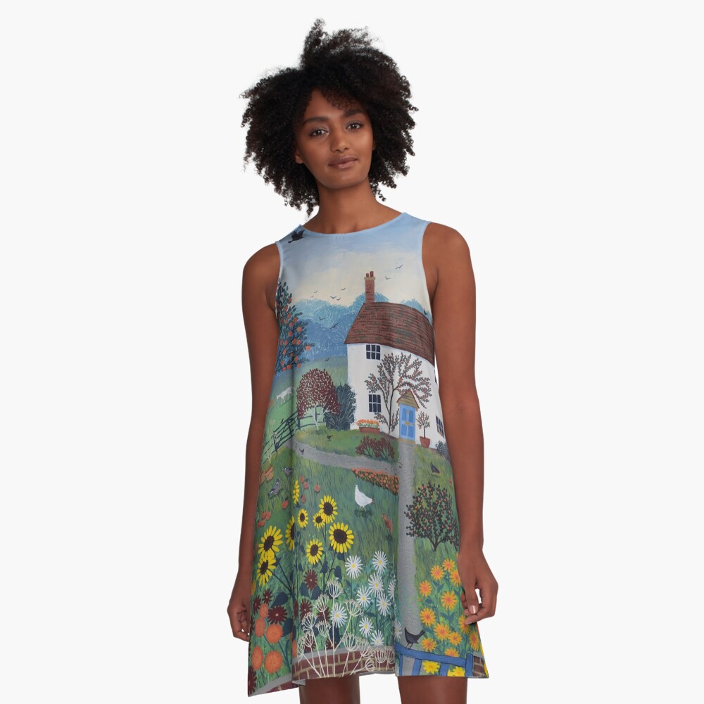 Item preview, A-Line Dress designed and sold by Jogrundyart.