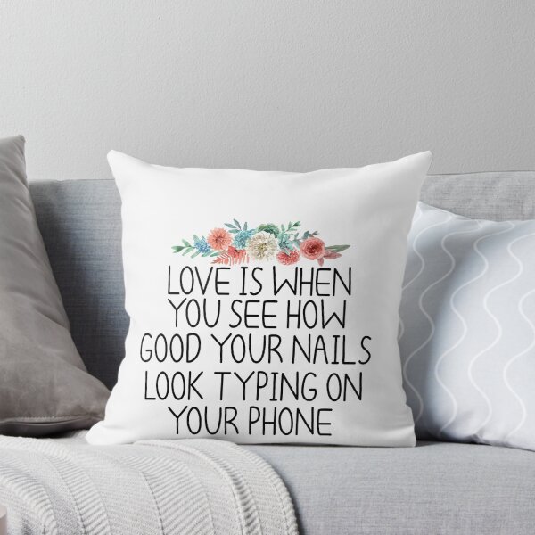 Item preview, love is when you see how good your nails look typing on your phone , Nail , Nail Tech Gift, Manicurist / Manicurist Gift / Gift for Manicurist / funny Manicurist  / Manicurists floral style designed and sold by Chamssou.