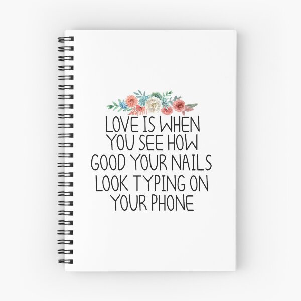 Item preview, love is when you see how good your nails look typing on your phone , Nail , Nail Tech Gift, Manicurist / Manicurist Gift / Gift for Manicurist / funny Manicurist  / Manicurists floral style designed and sold by Chamssou.