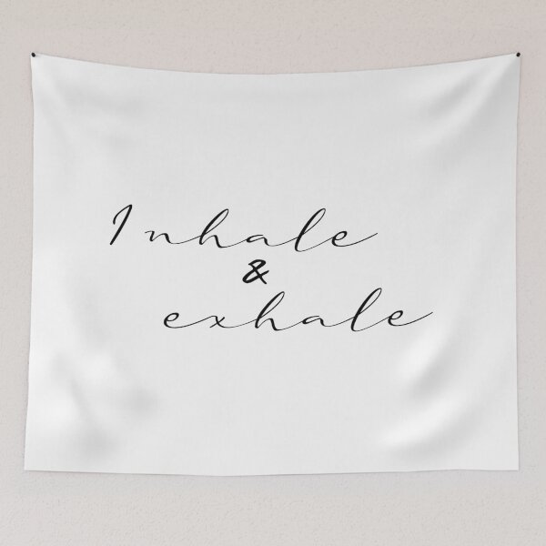Item preview, inhale exhale - breathe yoga designed and sold by LioPart.