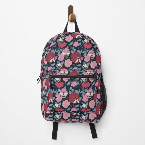 Item preview, Bumblebee Garden (black) designed and sold by Greenfield Illustration.