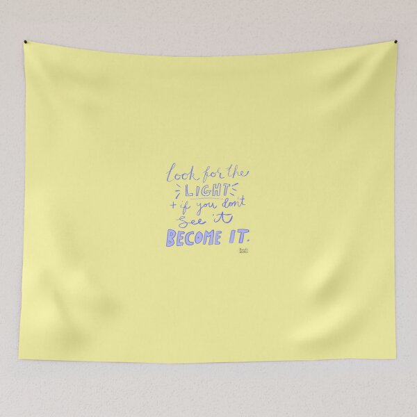 Item preview, Look For The Light: positivity quote design designed and sold by Hannah's  Doodles.